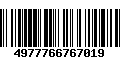 Código de Barras 4977766767019