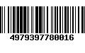 Código de Barras 4979397780016