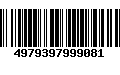 Código de Barras 4979397999081