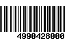 Código de Barras 4990428000