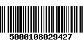 Código de Barras 5000108029427