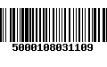 Código de Barras 5000108031109