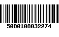 Código de Barras 5000108032274