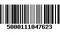 Código de Barras 5000111047623