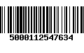 Código de Barras 5000112547634