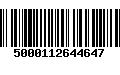 Código de Barras 5000112644647