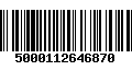 Código de Barras 5000112646870