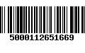 Código de Barras 5000112651669