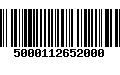 Código de Barras 5000112652000