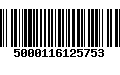 Código de Barras 5000116125753