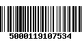 Código de Barras 5000119107534