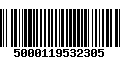 Código de Barras 5000119532305