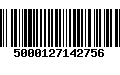 Código de Barras 5000127142756