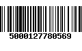 Código de Barras 5000127780569