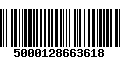 Código de Barras 5000128663618