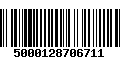 Código de Barras 5000128706711