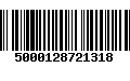 Código de Barras 5000128721318