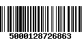 Código de Barras 5000128726863