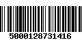 Código de Barras 5000128731416