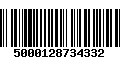 Código de Barras 5000128734332