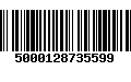 Código de Barras 5000128735599