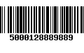 Código de Barras 5000128889889