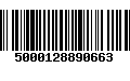 Código de Barras 5000128890663