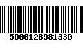 Código de Barras 5000128981330