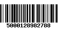 Código de Barras 5000128982788