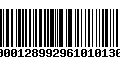 Código de Barras 50001289929610101303