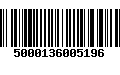 Código de Barras 5000136005196