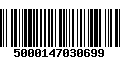 Código de Barras 5000147030699