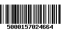 Código de Barras 5000157024664