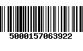 Código de Barras 5000157063922