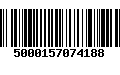 Código de Barras 5000157074188