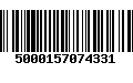 Código de Barras 5000157074331