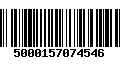 Código de Barras 5000157074546