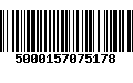 Código de Barras 5000157075178