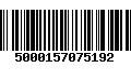 Código de Barras 5000157075192