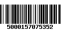 Código de Barras 5000157075352