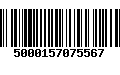 Código de Barras 5000157075567