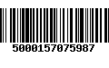 Código de Barras 5000157075987