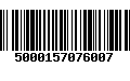 Código de Barras 5000157076007