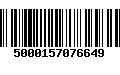 Código de Barras 5000157076649