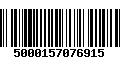 Código de Barras 5000157076915