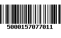 Código de Barras 5000157077011