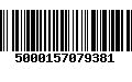 Código de Barras 5000157079381