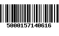 Código de Barras 5000157140616