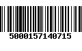 Código de Barras 5000157140715