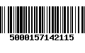 Código de Barras 5000157142115